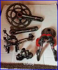 Campagnolo super record carbon titanium groupset 11 speed in very good condition