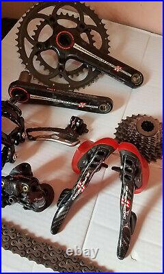 Campagnolo super record carbon titanium groupset 11 speed in very good condition