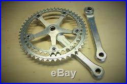 Chainset Campagnolo Super Record, Colnago Pantographed, 50/42, 170mm, Used