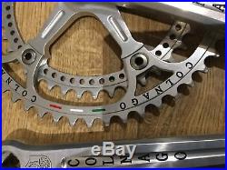 Colnago Pantographed Campagnolo Super Record Crankset (52/42 Chainrings-144 BCD) Colnago Pantographed Campagnolo Super Record Crankset (52/42 Chainrings-144 BCD)