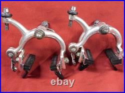 Early 1980's Campagnolo Nuovo Record F & R Calipers 52 mm Reach with Long Bolts