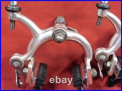 Early 1980's Campagnolo Nuovo Record F & R Calipers 52 mm Reach with Long Bolts