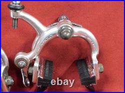 Early 1980's Campagnolo Nuovo Record F & R Calipers 52 mm Reach with Long Bolts