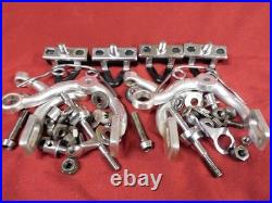 Early 1980's Campagnolo Nuovo Record F & R Calipers 52 mm Reach with Long Bolts