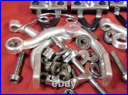 Early 1980's Campagnolo Nuovo Record F & R Calipers 52 mm Reach with Long Bolts