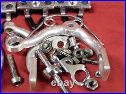 Early 1980's Campagnolo Nuovo Record F & R Calipers 52 mm Reach with Long Bolts