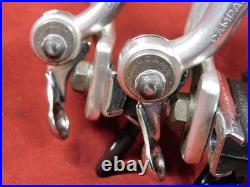 Early 1980's Campagnolo Nuovo Record F & R Calipers 52 mm Reach with Long Bolts