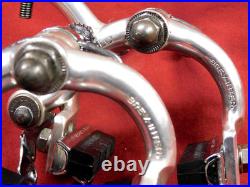 Early 1980's Campagnolo Nuovo Record F & R Calipers 52 mm Reach with Long Bolts