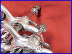 Early 1980's Campagnolo Nuovo Record F & R Calipers 52 mm Reach with Long Bolts