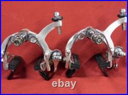 Early 1980's Campagnolo Nuovo Record F & R Calipers 52 mm Reach with Long Bolts