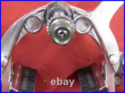 Early 1980's Campagnolo Nuovo Record F & R Calipers 52 mm Reach with Long Bolts