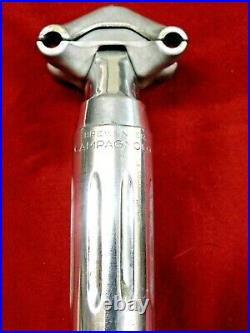 Excellent 27.2 mm Campagnolo 4051/1 Super Record 1 Bolt Fluted Campy Seat Post
