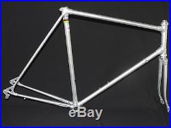 Good Vintage Alan Super Record Frame Set 59 Cms C/c With Campagnolo Seatpost
