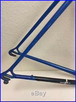 Gios Super Record Frame And Fork 53 CM Columbus Tubing Campagnolo Dropouts