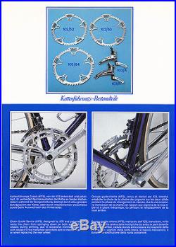ICS Campagnolo Super Record Crankset 172.5MM 1984 Vintage Racing Bicycle 53 42