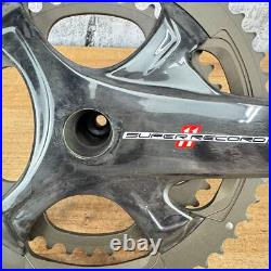 Low Mile! Campagnolo Super Record 11 Carbon 11-Speed 172.5mm 53/39t Crankset