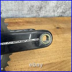 Low Mile! Campagnolo Super Record 11 Carbon 11-Speed 172.5mm 53/39t Crankset