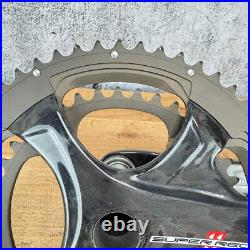 Low Mile! Campagnolo Super Record 11 Carbon 11-Speed 172.5mm 53/39t Crankset