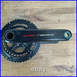 Low Mile! Campagnolo Super Record 12 Carbon 172.5mm 50/34t 12-Speed Crankset
