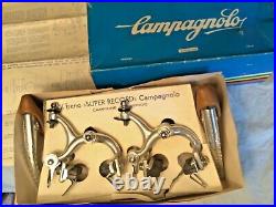 MINT EARLY SUPER RECORD BRAKE SET CAMPAGNOLO, LONG or SHORT or DROP BOLTS AVAIL