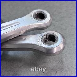 Mint! Campagnolo Super Record Crankset Double 52-42 Tooth 175mm Arms Record Caps