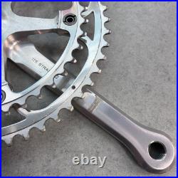 Mint! Campagnolo Super Record Crankset Double 52-42 Tooth 175mm Arms Record Caps
