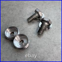 Mint! Campagnolo Super Record Crankset Double 52-42 Tooth 175mm Arms Record Caps