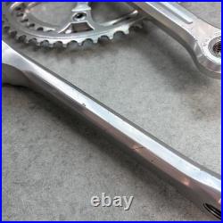 Mint! Campagnolo Super Record Crankset Double 52-42 Tooth 175mm Arms Record Caps