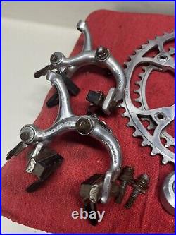 Mixed Lot of Campagnolo Super Record 1978-1984 Needs Restoration Group Groupo Mixed Lot of Campagnolo Super Record 1978-1984 Needs Restoration Group Groupo