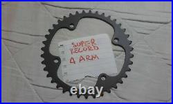 NEW CAMPAGNOLO super record 11 speed chainring 53t 39t 4 arm hole 112 145 bcd UT