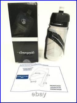 NEW Campagnolo Super Record Carbon Cage and Water Bottle 550ML, FREE SHIPPING