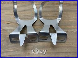 NIB Vintage Campagnolo Toe Clips NOS Super Record Superleggeri Small Light NEW