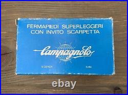 NIB Vintage Campagnolo Toe Clips NOS Super Record Superleggeri Small Light NEW