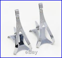 NOS CAMPAGNOLO 50TH ANNIVERSARY TOE CLIPS VINTAGE SUPER RECORD QUILL PEDALS 80s