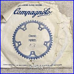 NOS Campagnolo Super Record 53T Chainring 144 mm BCD Vintage 80s Road cac