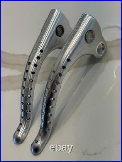 NOS Campagnolo Super Record Brake Lever Drilled Lever Control (pair) PN. 4063