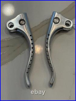 NOS Campagnolo Super Record Brake Lever Drilled Lever Control (pair) PN. 4063