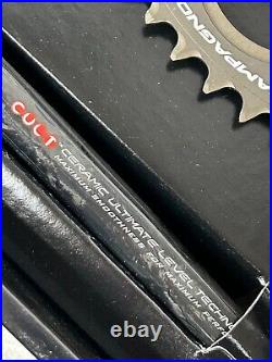 NOS Campagnolo Super Record CT Titanium Compact Crankset 172.5. 34x50