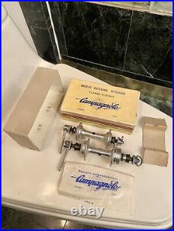 NOS / NEW IN BOX 1960's / 70's CAMPAGNOLO 36H SUPER NUOVO RECORD LOW FLANGE HUBS