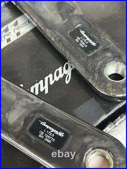 NOS NIB Campagnolo Super Record 11 Carbon Crank Arm Set 172.5 135 BCD