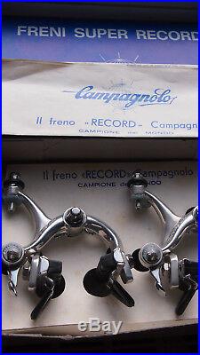 NOS NIB Campagnolo Super Record V2 brakes set # 4061 Colnago Masi Bianchi