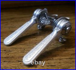 NOS Vintage 1980s Campagnolo Nuovo/Super Record band-on gear shifters NOS Vintage 1980s Campagnolo Nuovo/Super Record band-on gear shifters