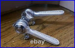 NOS Vintage 1980s Campagnolo Nuovo/Super Record band-on gear shifters NOS Vintage 1980s Campagnolo Nuovo/Super Record band-on gear shifters