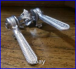 NOS Vintage 1980s Campagnolo Nuovo/Super Record band-on gear shifters NOS Vintage 1980s Campagnolo Nuovo/Super Record band-on gear shifters