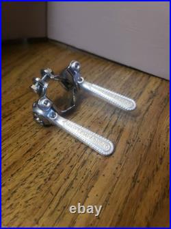 NOS Vintage 1980s Campagnolo Nuovo/Super Record band-on gear shifters NOS Vintage 1980s Campagnolo Nuovo/Super Record band-on gear shifters