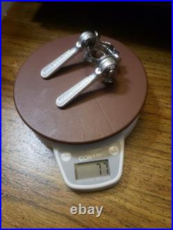 NOS Vintage 1980s Campagnolo Nuovo/Super Record band-on gear shifters NOS Vintage 1980s Campagnolo Nuovo/Super Record band-on gear shifters