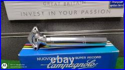 NOS Vintage Campagnolo Super Record Last Generation Seat post 26mm x 130mm Boxed