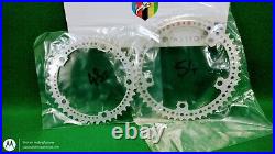 NOS Vintage Drilled Campagnolo Type Chainrings144 BCD 51x43t Nuovo Super Record