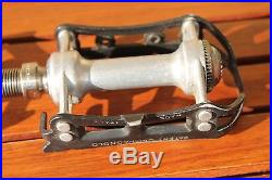 NO RESERVE Extremely rare Campagnolo SUPER RECORD Titan Axle PEDALS vintage road