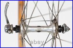 Nos Campagnolo Super Record Cerchio Ghisallo Wooden Wood Wheelset Vintage Wheels Nos Campagnolo Super Record Cerchio Ghisallo Wooden Wood Wheelset Vintage Wheels